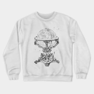 Vintage Globe Earth Crewneck Sweatshirt